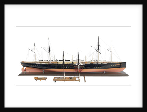 Painted model of 'Great Eastern' (1858) by unknown