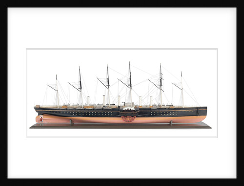 Painted model of 'Great Eastern' (1858) by unknown