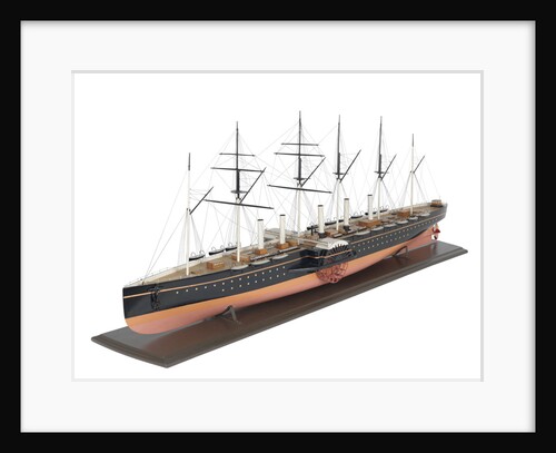 Painted model of 'Great Eastern' (1858) by unknown