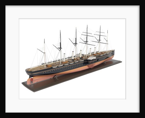 Painted model of 'Great Eastern' (1858) by unknown