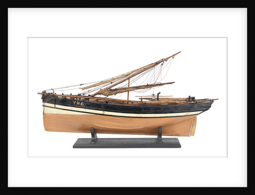 A full hull model of a Yarmouth drifter (1880) by unknown