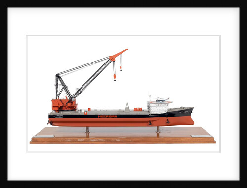 Thor (1974); Service vessel; Derrick barge by Robert Seaton Association Limited