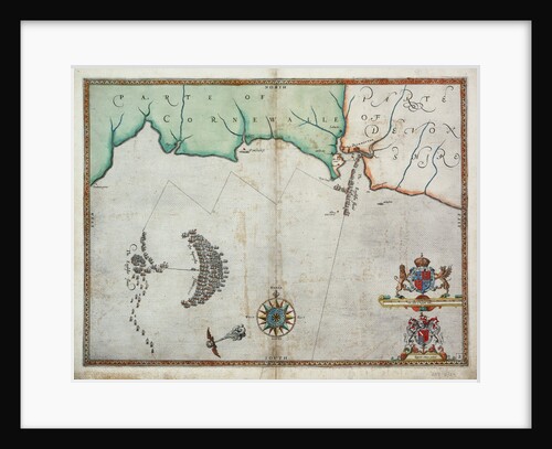 The English engage the Spanish fleet near Plymouth on 31 July, 1588 by Robert Adams