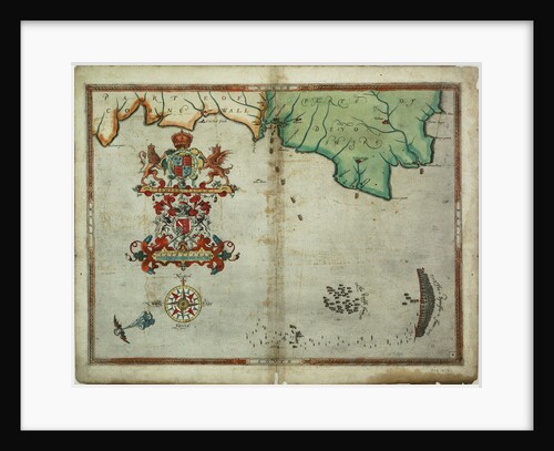 The English and Spanish fleets on 1 - 2 August, 1588 by Robert Adams