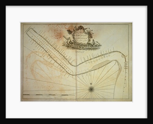 River Thames from London Bridge to the Isle of Dogs. A late survey by John Diston of Lowestoff, pilot, master & mariner by John Diston