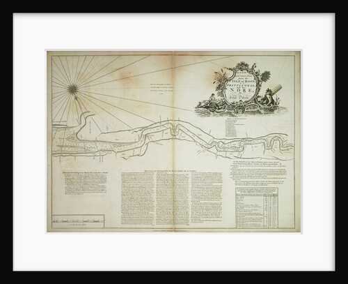 A new and correct chart from the Isle of Dogs, to Prittlewell, and the Nore by John Diston
