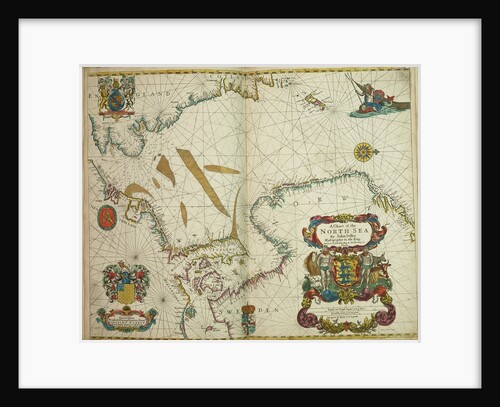 A chart of the North Sea by John Seller