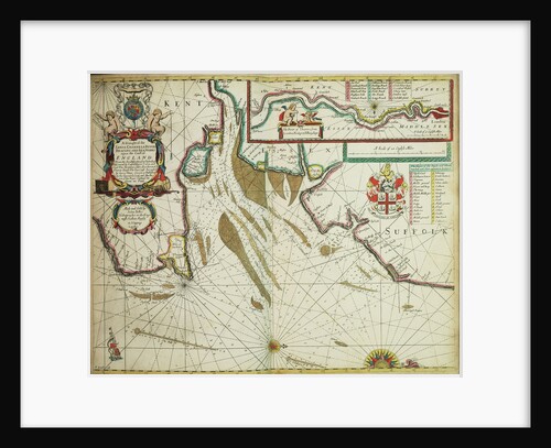 The coast of England from the Southforeland to Orfordness by John Seller