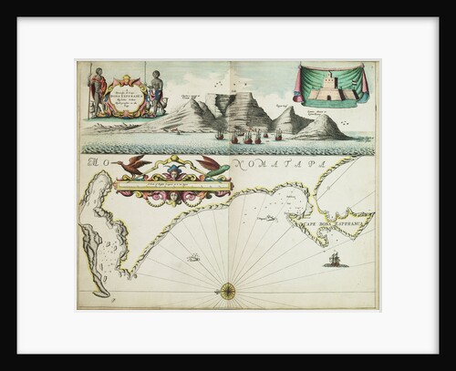 A chart of Guinea describing the sea coast from Cape de Verde to Cape Bona Esperanca by John Seller