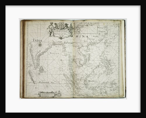 A chart of the trading part of the East Indies and China, with the adjacent islands, from Surrat to Japan by John Seller