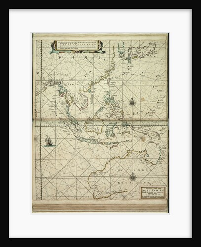 't Ooster deel van Oost Indien, streckende van Ceylon tot Japan en Hollandia Nova by Doncker Hendrik Doncker