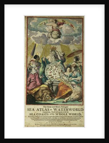 'Great and Newly Enlarged Sea Atlas' or Waterworld, 1682 by Jan Luyken