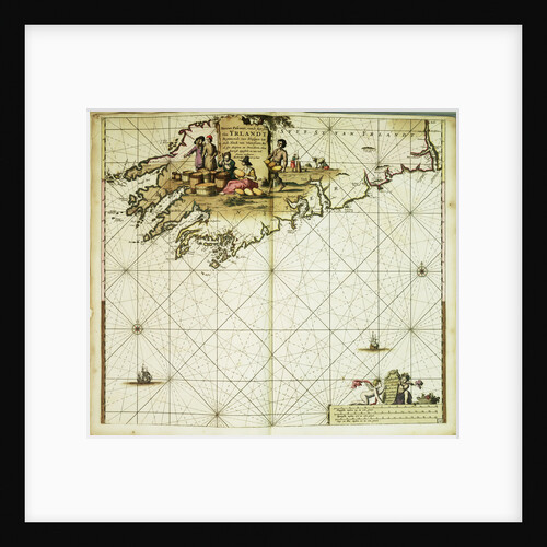 A chart bound in van Keulen's 'Great and Newly Enlarged Sea Atlas' or Waterworld by Johannes Van Keulen