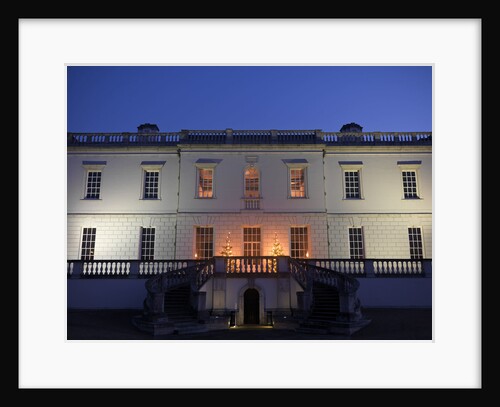 Night-time view of Queen's House, Greenwich by National Maritime Museum