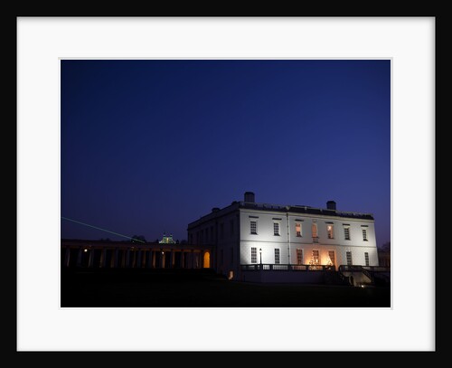 Night-time view of Queen's House, Greenwich by National Maritime Museum