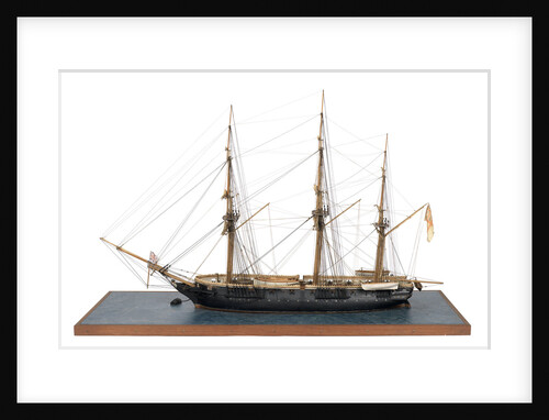 Model of 28-gun frigate HMS 'Samarang' (1822) by unknown
