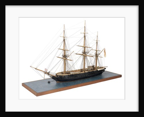 Model of 28-gun frigate HMS 'Samarang' (1822) by unknown