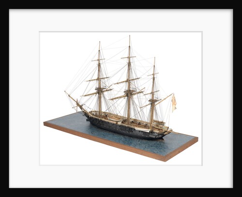 Model of 28-gun frigate HMS 'Samarang' (1822) by unknown