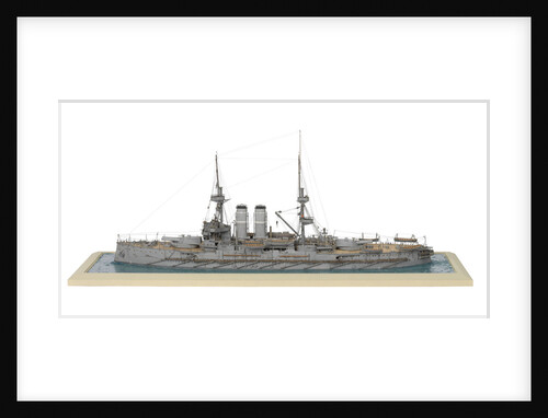 HMS 'Hindustan' (1903) by Alma Claude Burlton Cull