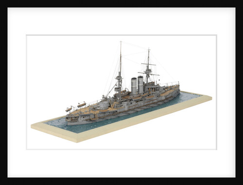 HMS 'Hindustan' (1903) by Alma Claude Burlton Cull