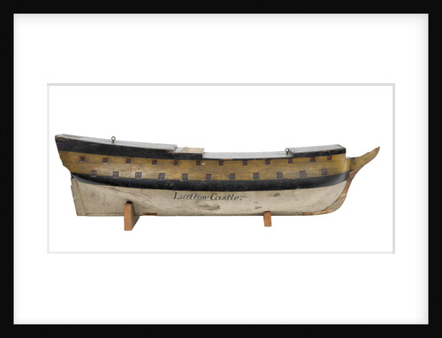A model of 'Ludlow Castle' (1723) warship, forth rate, 40-guns by unknown