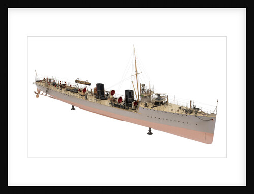 Model of destroyer HMS 'Boyne' (1904) by unknown