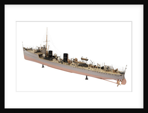 Model of destroyer HMS 'Boyne' (1904) by unknown