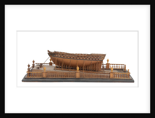 A French, third rate, 74 guns warship (1800) by unknown