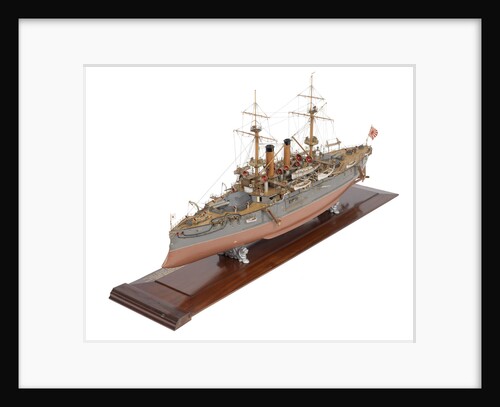 Shipbuilder's model of Japanese battleship HIJMS 'Fuji' (1896) by E. Roberts