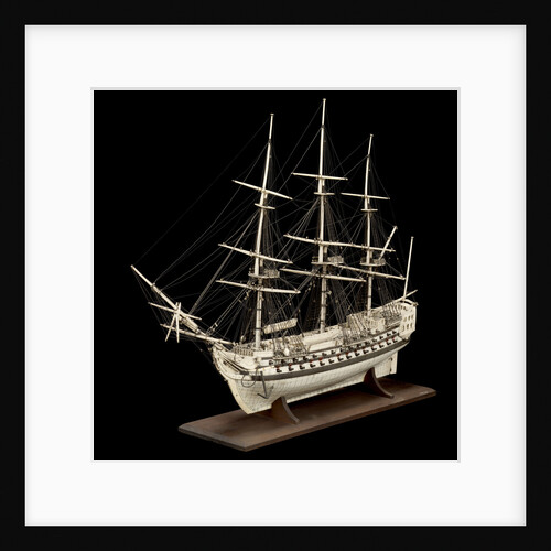 French Prisoner of War model of a Two-Decker by unknown