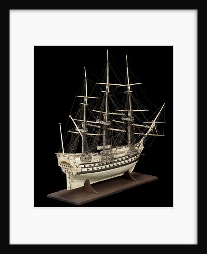 French Prisoner of War model of a Two-Decker by unknown