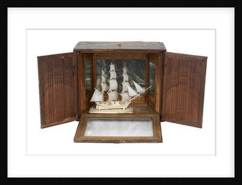 French prisoner of war model of 12-gun sloop (1800) by unknown