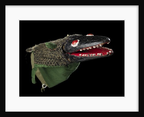 Puppet 'Crocodile', part of Punch and Judy set by unknown