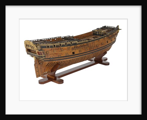 Warship (circa 1705) by unknown