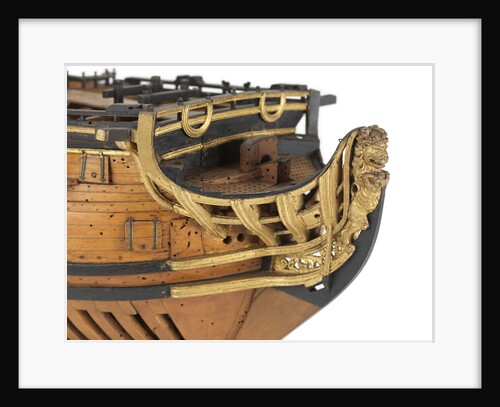 Warship (circa 1705) by unknown