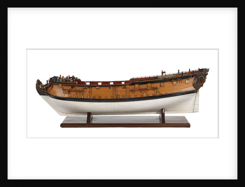 A model of a warship (1741), sixth rate, sloop, 24 guns by unknown