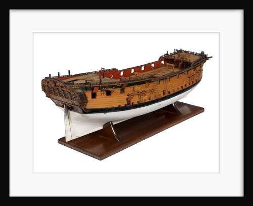 A model of a warship (1741), sixth rate, sloop, 24 guns by unknown