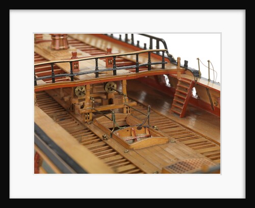 Contemporary full hull model 'Minerva' (1780), a 38-gun frigate by G.W. French