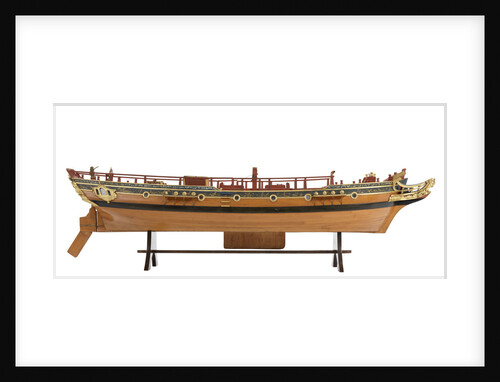 Ship of 80-guns, three-decker 2nd rate by unknown