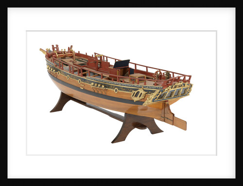 Ship of 80 guns, three-decker 2nd rate by unknown