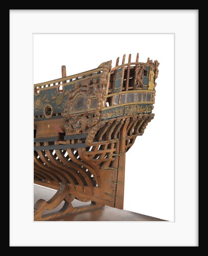 Model of a warship, frigate, 36-40 guns by unknown