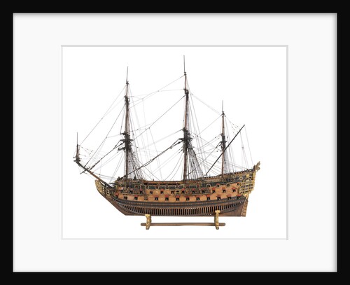 Navy board model of warship 'St Michael (1669)', 98 guns, 1st rate by unknown