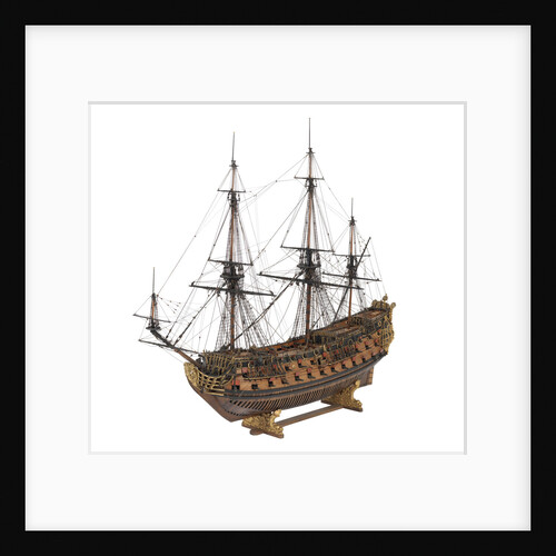 Navy board model of warship 'St Michael (1669)', 98 guns, 1st rate by unknown