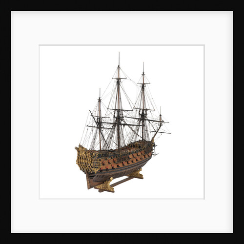 Navy board model of warship 'St Michael (1669)', 98 guns, 1st rate by unknown