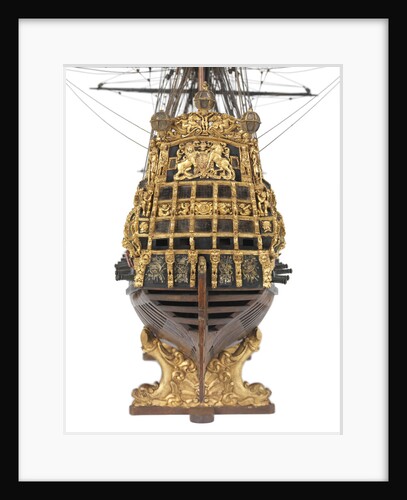 Navy board model of warship 'St Michael (1669)', 98 guns, 1st rate by unknown