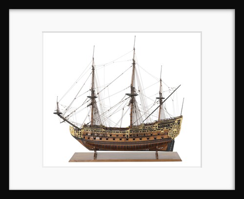 Ship of 90-guns by unknown