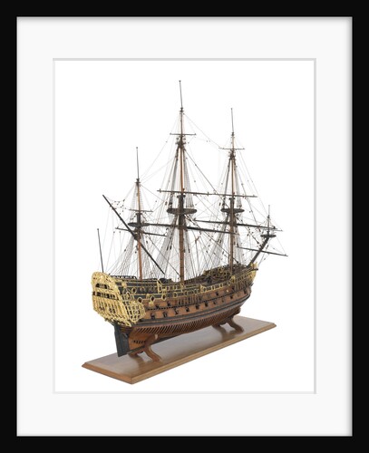 Ship of 90-guns by unknown