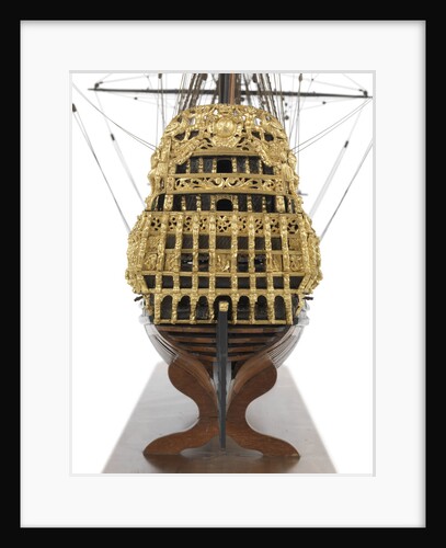 Ship of 90-guns by unknown