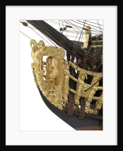 Ship of 90-guns by unknown