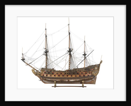 Model of 'Naseby', 80-86-guns by Robert Spence